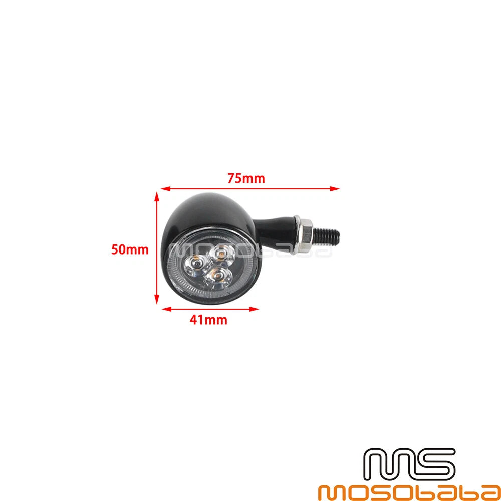 LED Running Brake Light Turn Signals for Harley, Kawasaki, Honda