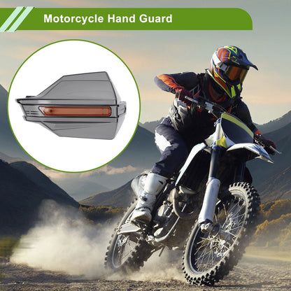 Set Universal Hand Guard Knuckle Protector for Motorcycles Black PC Plastic