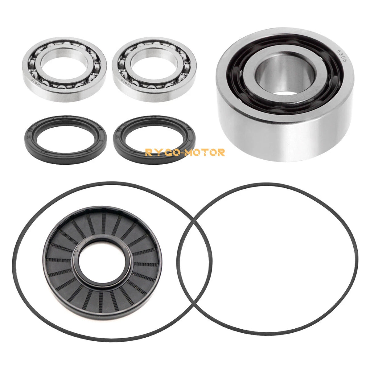 Front Differential Bearings Seals Kit for Polaris ACE 325-500-570-900 Brutus HD