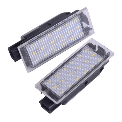 LED License Plate Lights Pair for Renault Vel Satis Laguna MK II (2005-2007)