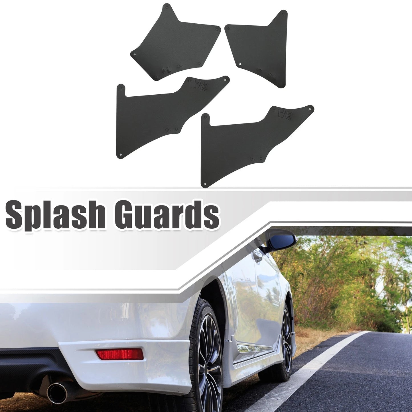 Splash Guard Fender Liner Shield for Lexus GX470, Toyota 4Runner, FJ-Cruiser (2003-2009)