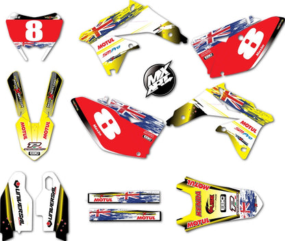 Custom Sticker Kit for Suzuki RMX 450 (2010-2015) - AUSSIE PRIDE Style
