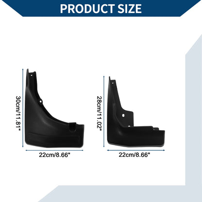 Mud Flaps Splash Guards Set for Mercedes-Benz GLC (2014-2016)