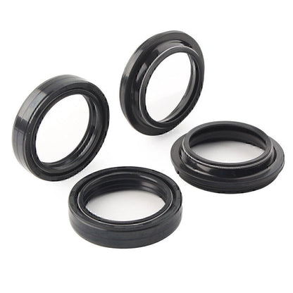 4 x Black 43X54 Motorcycle Front Fork Damper Shock Absorber Seal for Bike