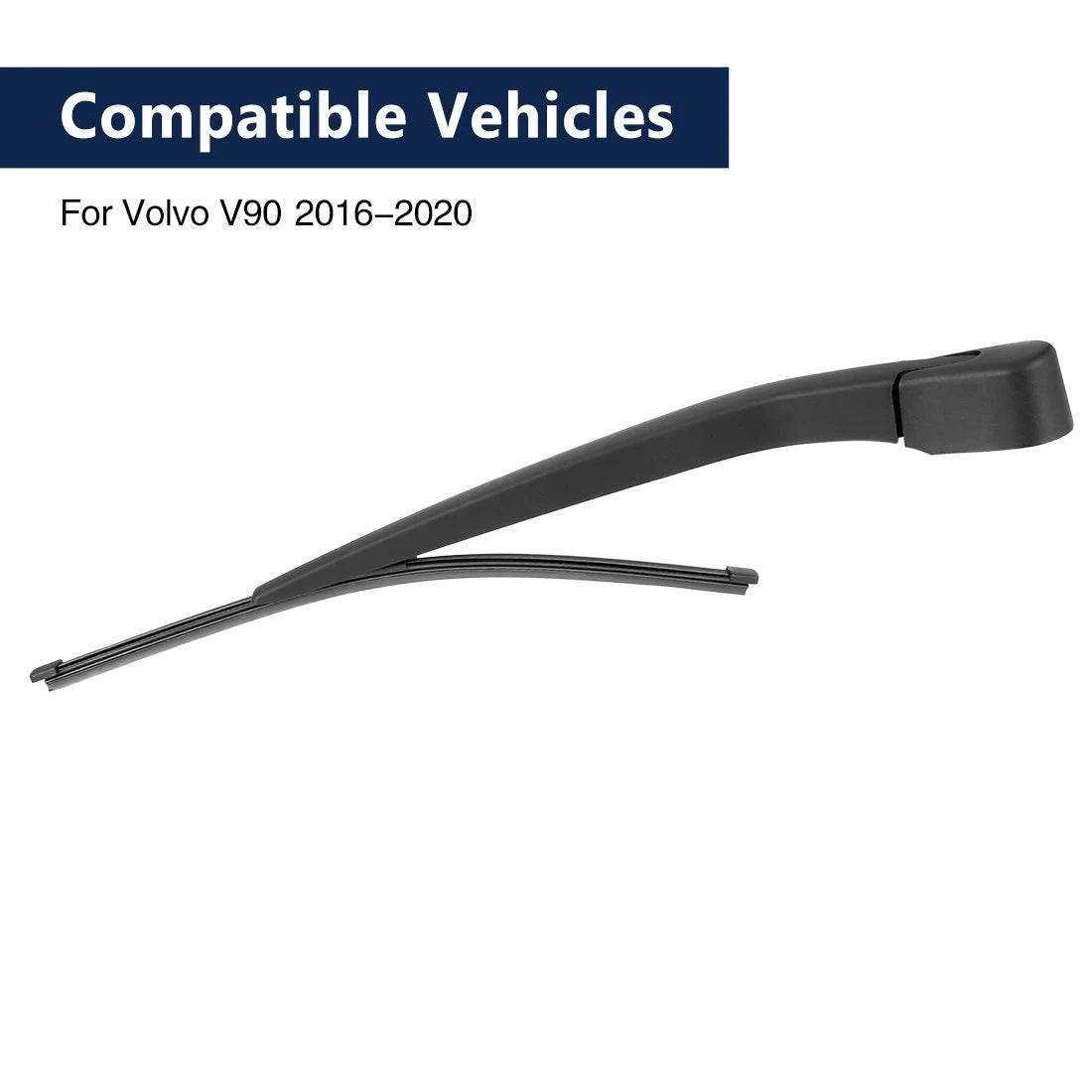 350mm 14" Rear Windshield Wiper Blade Arm Set for Volvo V90 (2016-2020)