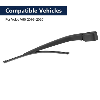 350mm 14" Rear Windshield Wiper Blade Arm Set for Volvo V90 (2016-2020)