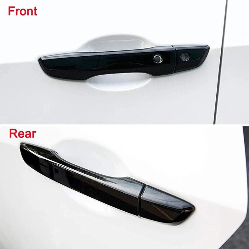 4X Gloss Black Door Handle Cover Trim for Honda Civic 2016-2021