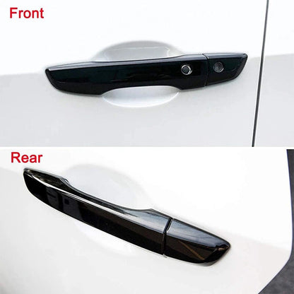 4X Gloss Black Door Handle Cover Trim for Honda Civic 2016-2021