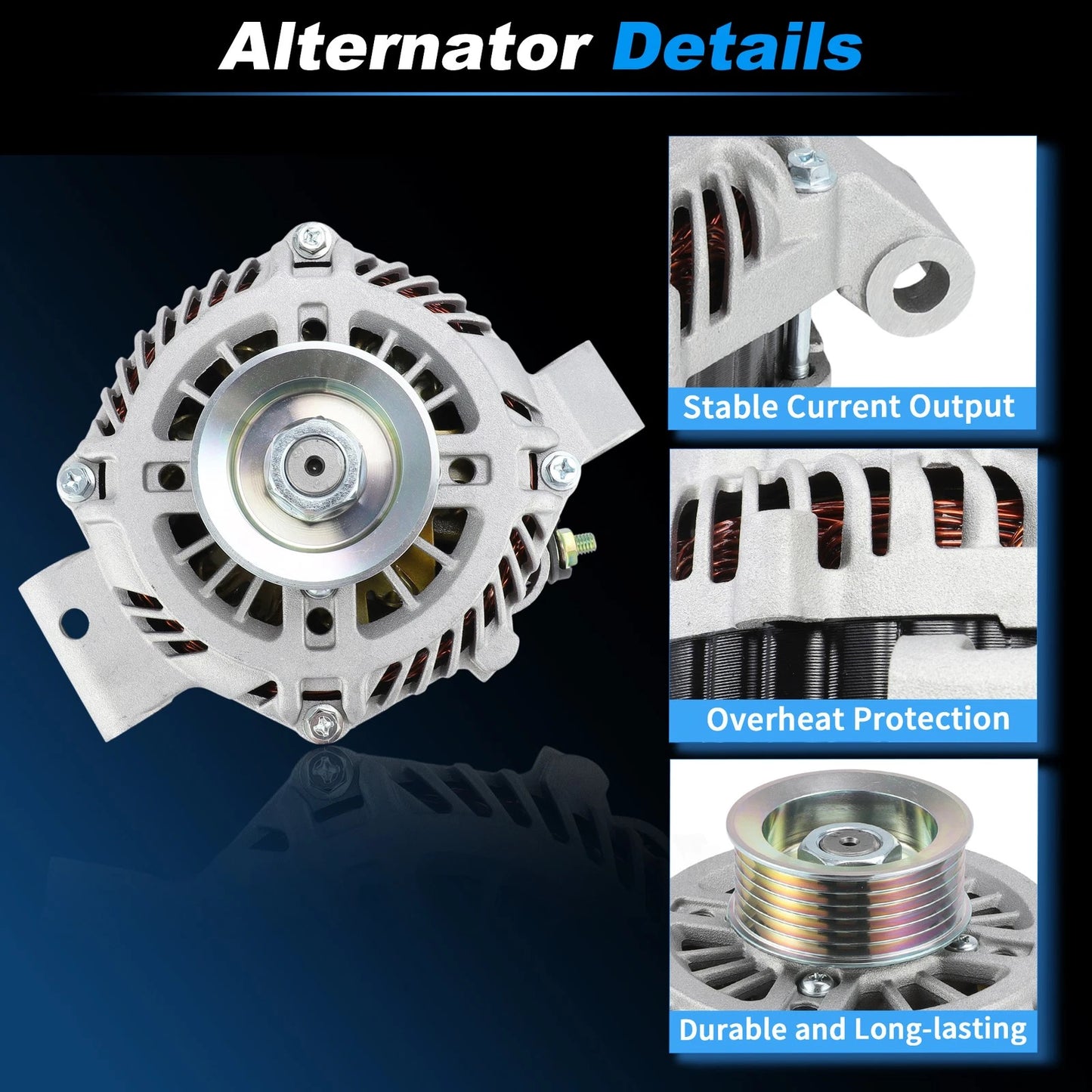 Alternator for Mitsubishi Outlander V6 3.0L (2007-2015)