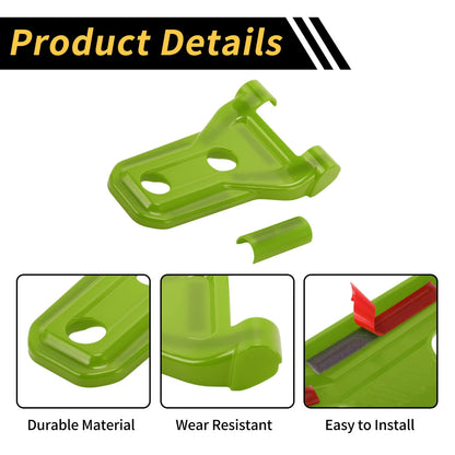 Hood Hinge Covers  for Jeep Wrangler JL JLU (2018-2024) Plastic Green