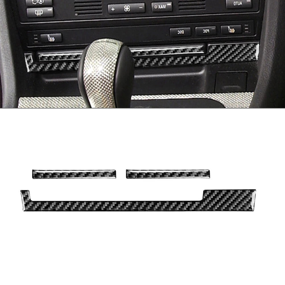 Carbon Fiber Cup Holder Cover Trim for BMW 5 Series M5 (1998-2003)