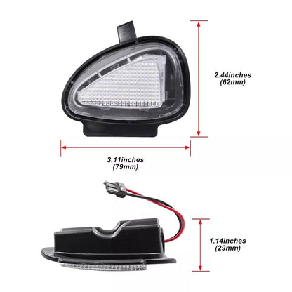 LED Side Under Mirror Puddle Courtesy Lights for Golf Mk6