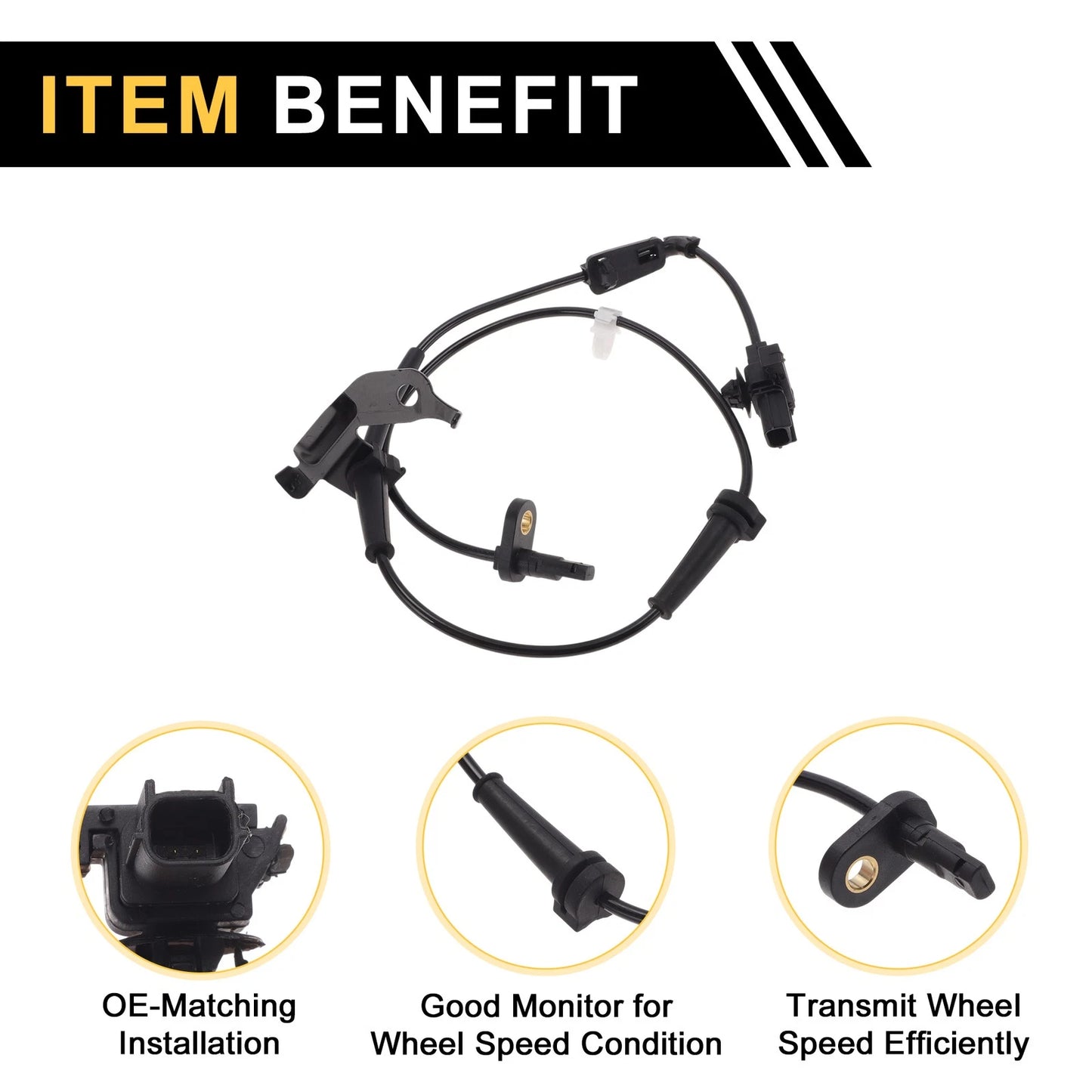 ABS Wheel Speed Sensor for Honda Jade (2015-2020) 1 Pcs Front Right