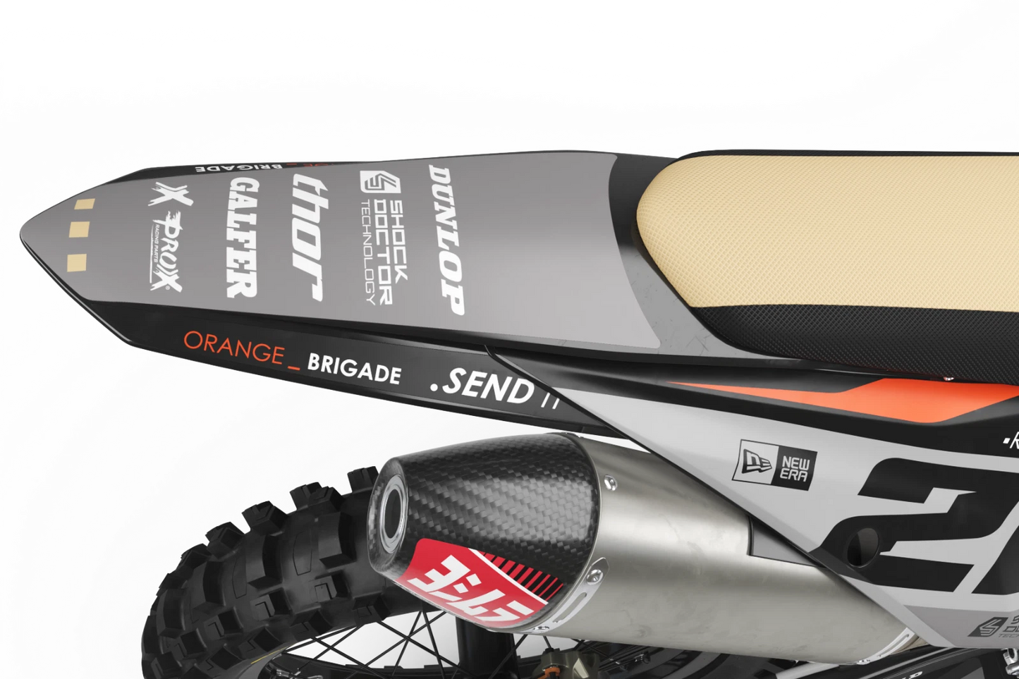 TERRA Style Custom Decal Stickers for KTM SX (2003-2004)