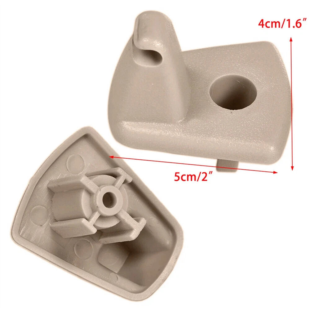 Beige Sun Visor Holder Hook Clip for Chrysler Dodge Charger Magnum (2006-2010)