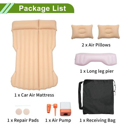 Beige Car Air Mattress for Tesla Model Y (2020-2023)