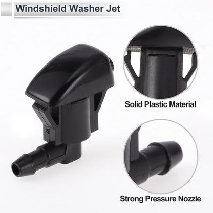 6 x Washer Nozzles & Hose Connectors for Toyota