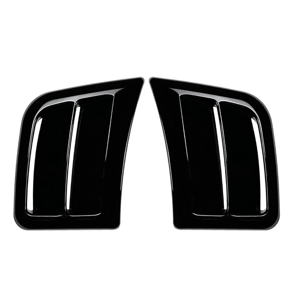 Black Front Bumper Side Air Vent Covers for Subaru Impreza WRX STI (2008-2014)