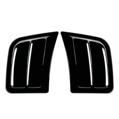 Black Front Bumper Side Air Vent Covers for Subaru Impreza WRX STI (2008-2014)