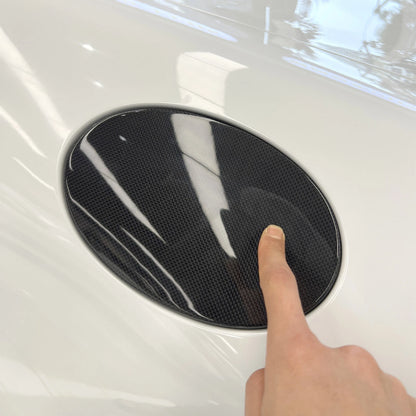 Gloss Carbon Fiber Fuel Tank Cap Cover for Porsche 911 992 (2020-2024)