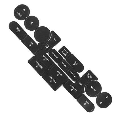 Radio Stereo Button Repair Decals for Ford Mustang