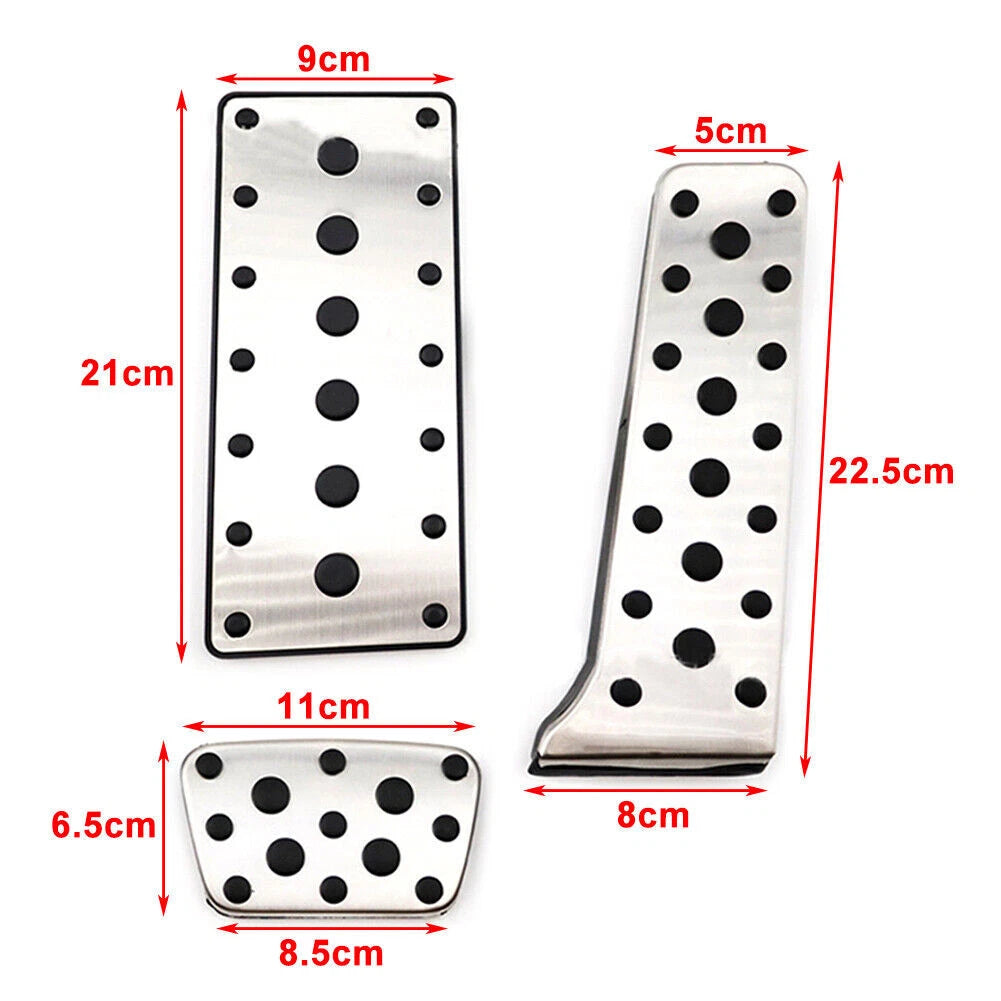 2 x Foot Gas Brake Pedal Covers for Lexus GS RX IS LS