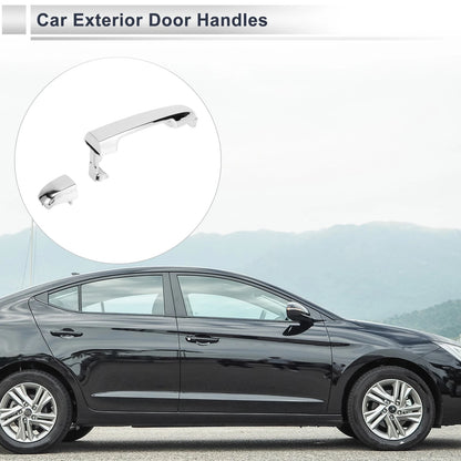 Front Left & Right Car Exterior Door Handles for Hyundai Elantra (2007-2012)