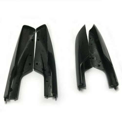 4 x Black Roof Rack Cover Rail End Shell for Toyota Highlander (2001–2007)