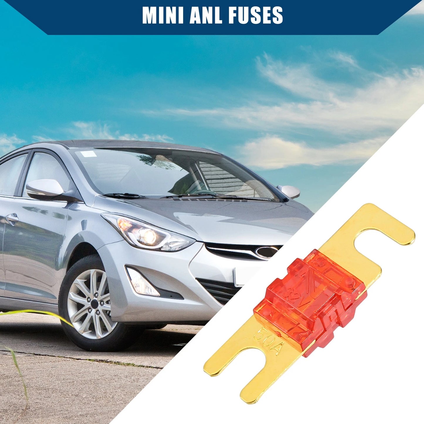Mini ANL Fuses 10 x for Car Motorcycle Boat