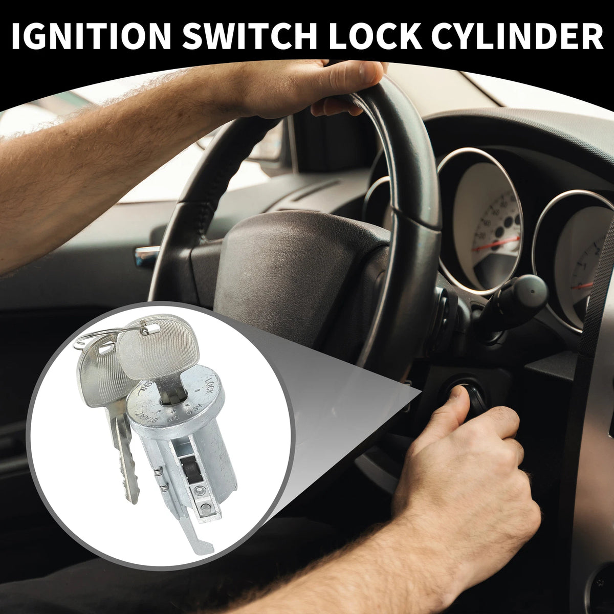 Ignition Lock Cylinder for Isuzu NPR NQR NPR-HD NRR (2004-2023)