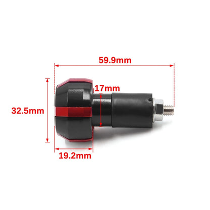 2 x Aluminum Alloy Handle Bar Hand Grip End Cap for Motorcycle