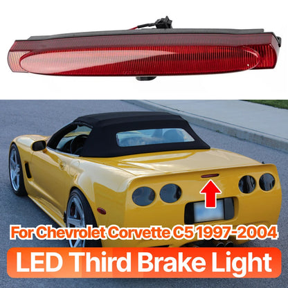 RED Lens High-Level Brake Lamp Stop Tail Light for Chevrolet Corvette (1997–2004)