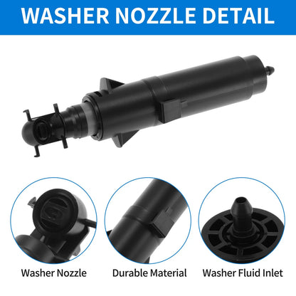 Right Driver Side Headlight Washer Nozzle for BMW X5 (2014-2017)