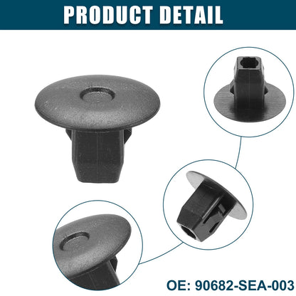 Fender Liner Clips for Honda Accord (40 Pcs) Black