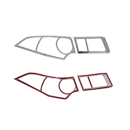 4X Chrome Rear Tail Light Lamp Cover Trim Decor for Acura TSX (2009–2014)
