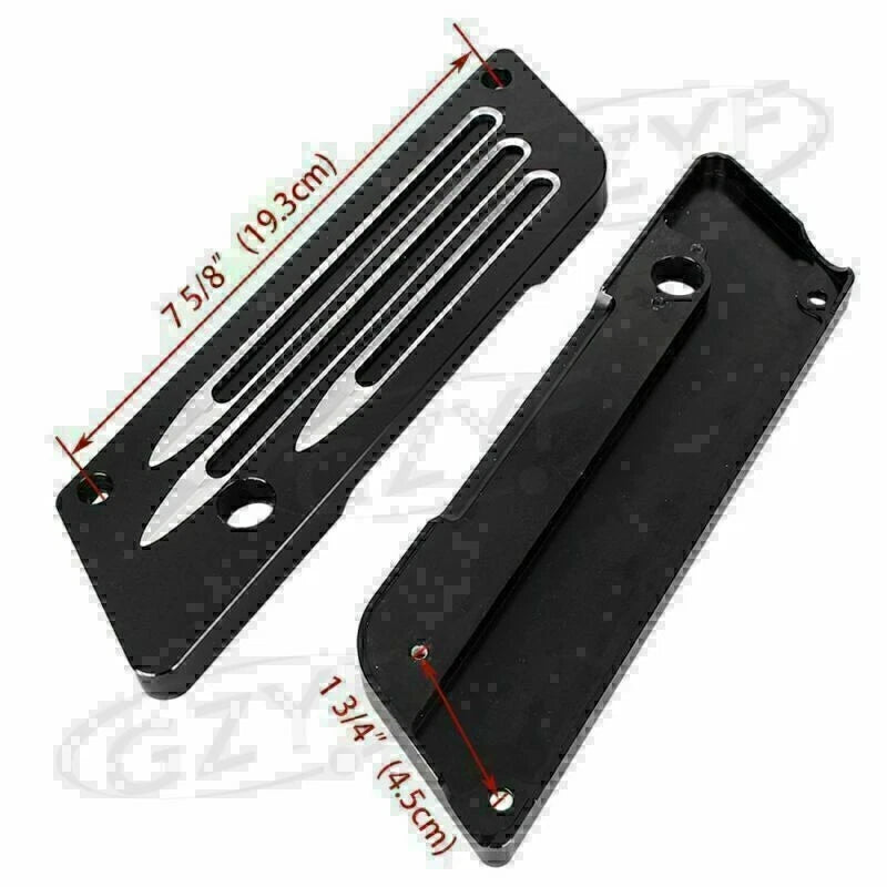 Saddlebag Latch Covers for Harley Touring Road King Street Glide (93-13)