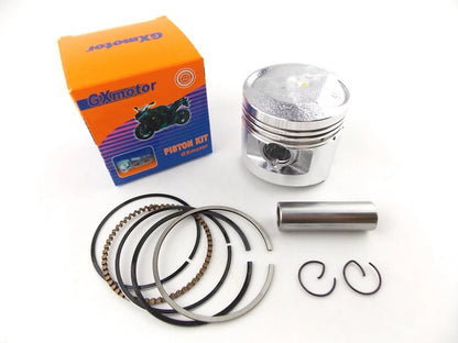 STD Piston Kit 56.5mm with Rings & Pin Clips for Honda CB125/S (1975-1979)