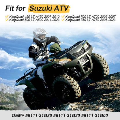 Black Handlebar for Suzuki ATV King Quad 700 (2005–2007)