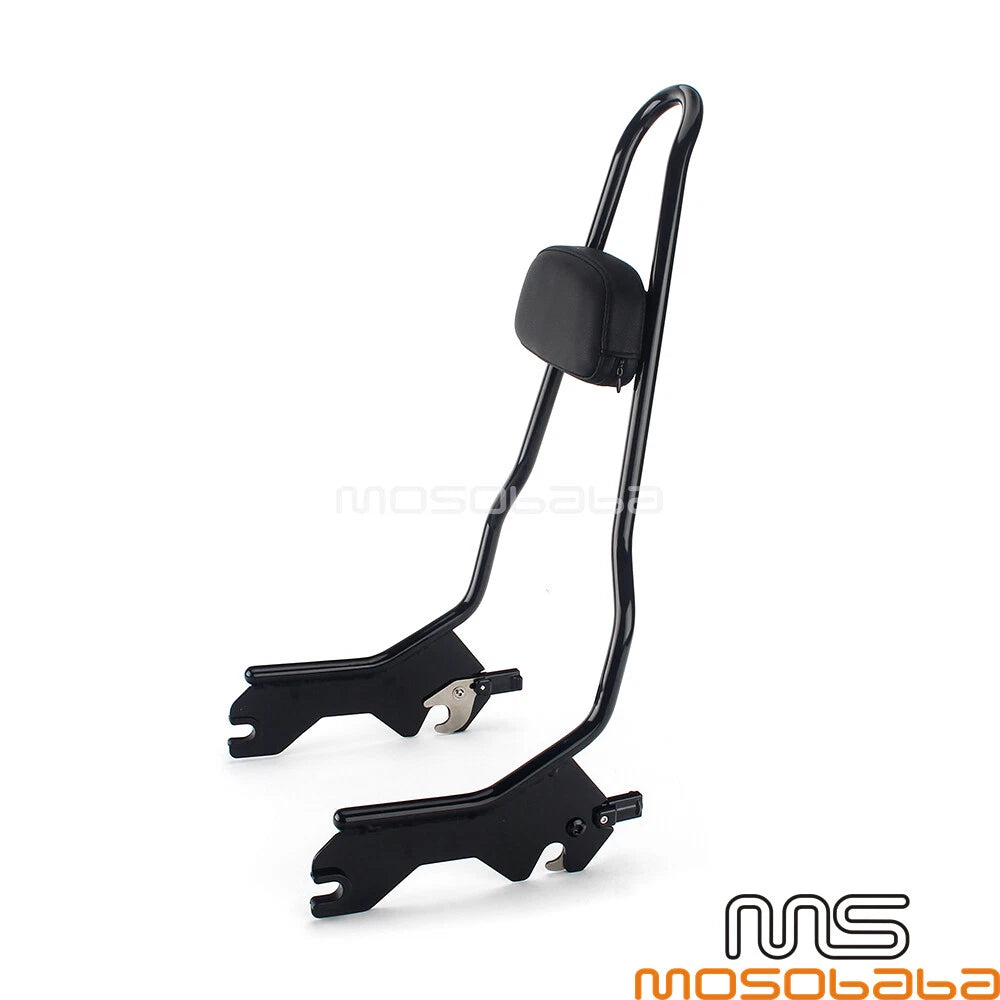 Detachable 20" Sissy Bar Backrest Pad for Harley Softail Slim FLSL FXBB (2018-2023)