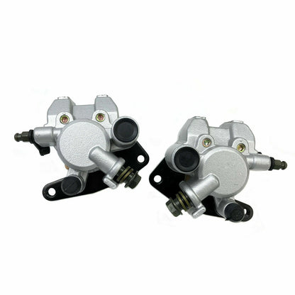 Front Brake Calipers & Pads for Yamaha Big Bear 400 YFM400 YFM400F (2000–2012)