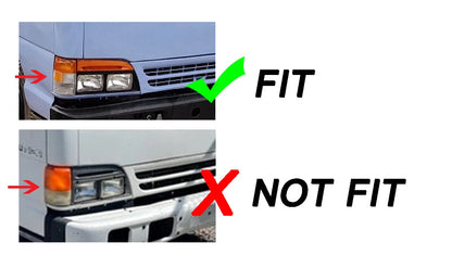 Clear Corner Light Lens for Isuzu ELF NPR NQR (1999-2006)