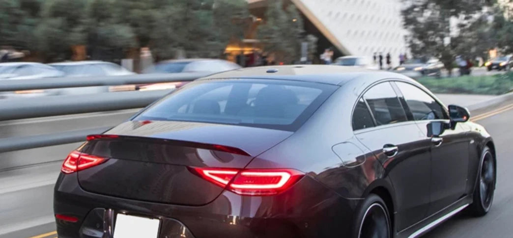 Glossy Black Rear Trunk Spoiler for Mercedes-Benz CLS Class (2019-2023)