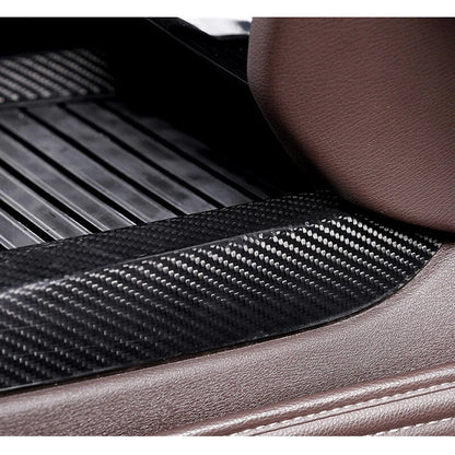 Carbon Fiber Side Center Console Cover Strip Trim Fit for BMW X5 2014-2019