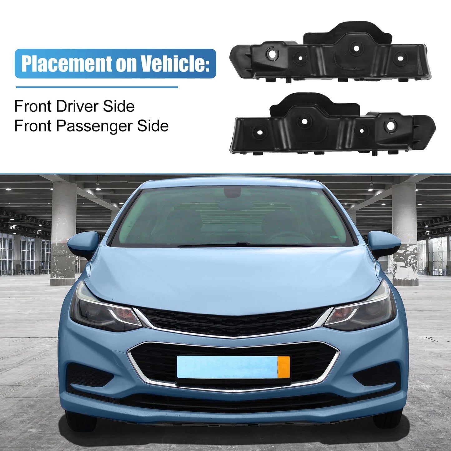 1 Pair Front Bumper Mounting Support Bracket for Chevrolet Malibu