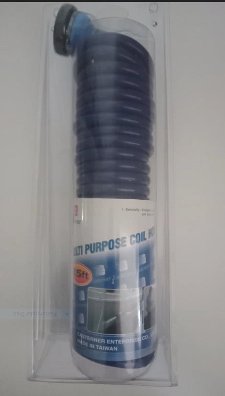 Deck Wash Hose for Boats/Caravan 7.6m Multi-Purpose Coil Hose
