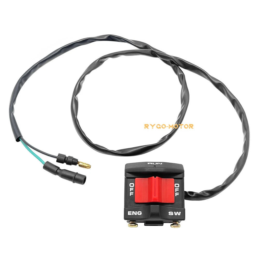 Control Switch Kill Stop Button 2x4 for Honda FourTrax 70 TRX70 (1986–1987)