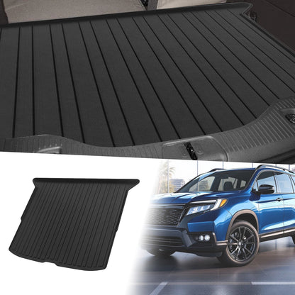 Flat Face Cargo Liner Rear Trunk Mat for Honda Passport (2019-2022) 1 x TPE