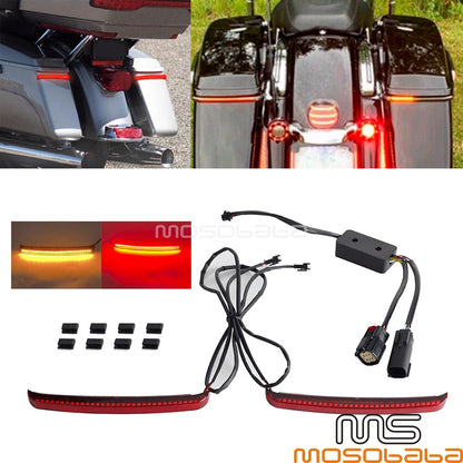 LED Saddlebag Tail Light for Harley Touring Street Glide Road Glide (2014-2022)