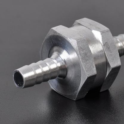 5 x 6mm 1/4" Non-Return Check Valve for Fuel Petrol Diesel Aluminum