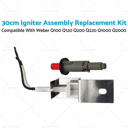 30cm Igniter Assembly for Weber Q100 Q120 Q200 Q220 Q1000 Q2000
